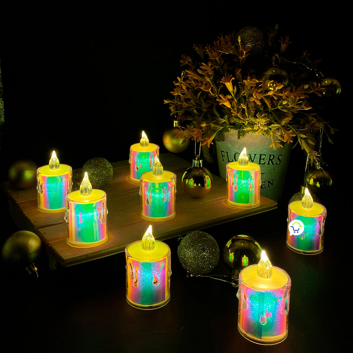 🕯️VELAS LED TORNASOL X24 UNIDADES 📦