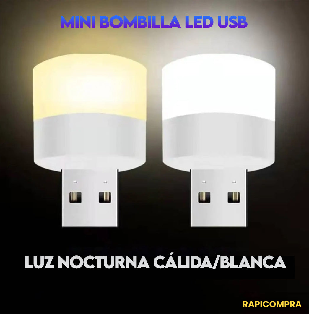 Mini Bombillos LED USB de gran potencia PAGA 3 LLEVA 6!