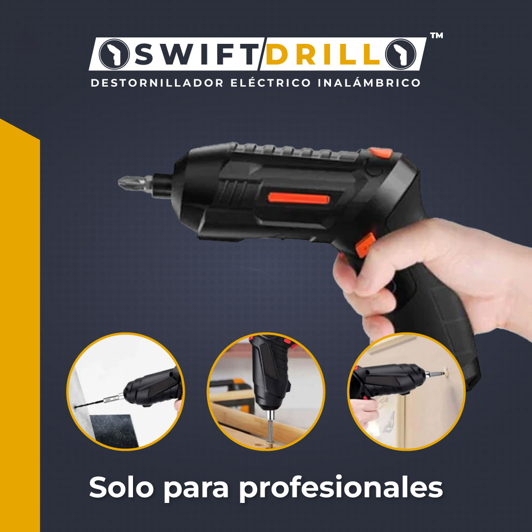 🔩 DESTORNILLADOR ELECTRICO + JUEGO DE PUNTAS GRATIS 🎁