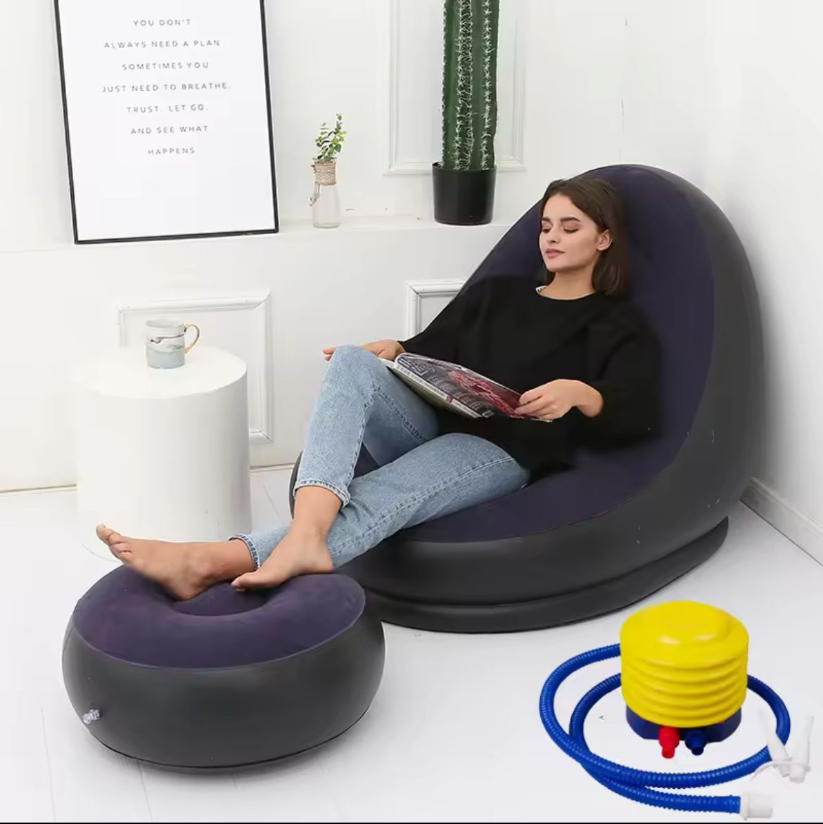 ⛺ SOFÁ INFLABLE CÓMODO PARA INTERIOR Y EXTERIORES 🛋️ + ENVIO GRATIS!