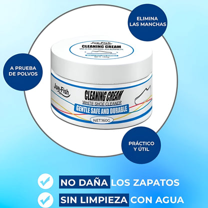 👟 2X1 CREMA LIMPIADORA DE ZAPATOS PARA UNOS TENIS BLANCOS 🤍