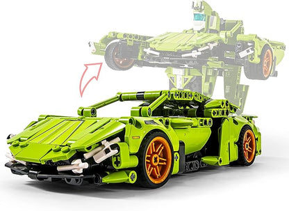 🚗 CARRO FEIDAMA RACING ARMABLE TRANSFORMER VERDE DE ALTA CALIDAD 🧩