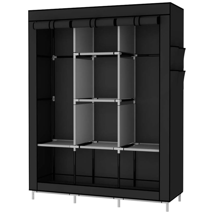 CLOSET ARMABLE 3 PUESTO REFORZADO 1.70M + ZAPATERO DE 6 NIVELES METÁLICO 1.10M GRATIS!